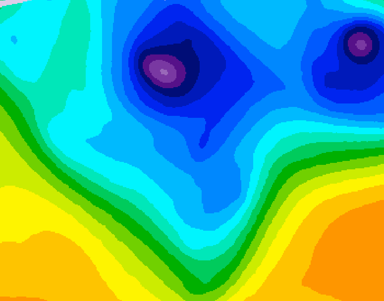 GDPS 500 millibar geopotential height 204 hour forecast chart for Canada based on 2026/03/29 0000Z data