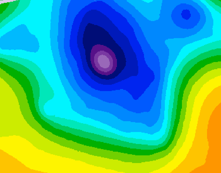 GDPS 500 millibar geopotential height 234 hour forecast chart for Canada based on 2026/03/29 0000Z data