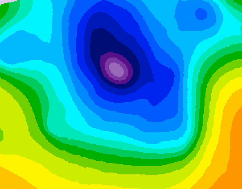 GDPS 500 millibar geopotential height 240 hour forecast chart for Canada based on 2026/03/29 0000Z data