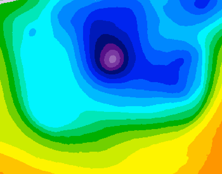 GDPS 500 millibar geopotential height 228 hour forecast chart for Canada based on 2026/03/29 1200Z data