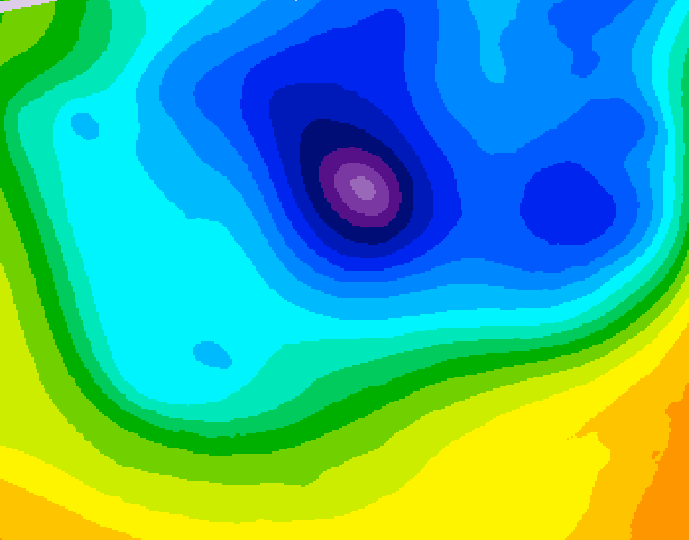 GDPS 500 millibar geopotential height 240 hour forecast chart for Canada based on 2026/03/29 1200Z data