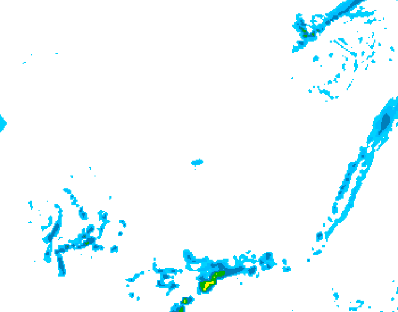 GDPS precipitation 102 hour forecast chart for Canada based on 2026/03/29 0000Z data