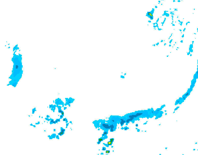 GDPS precipitation 120 hour forecast chart for Canada based on 2026/03/29 0000Z data