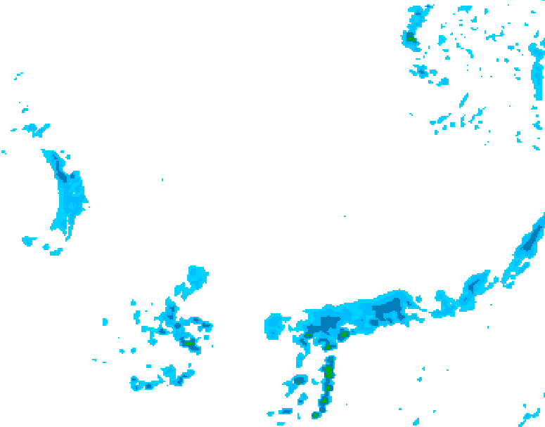 GDPS precipitation 126 hour forecast chart for Canada based on 2026/03/29 0000Z data