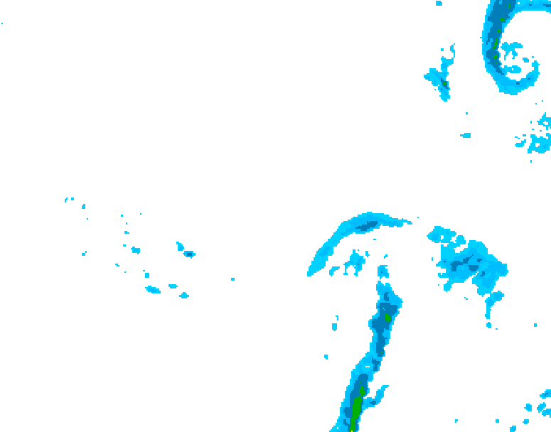 GDPS precipitation 204 hour forecast chart for Canada based on 2026/03/29 0000Z data