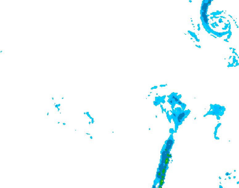 GDPS precipitation 210 hour forecast chart for Canada based on 2026/03/29 0000Z data