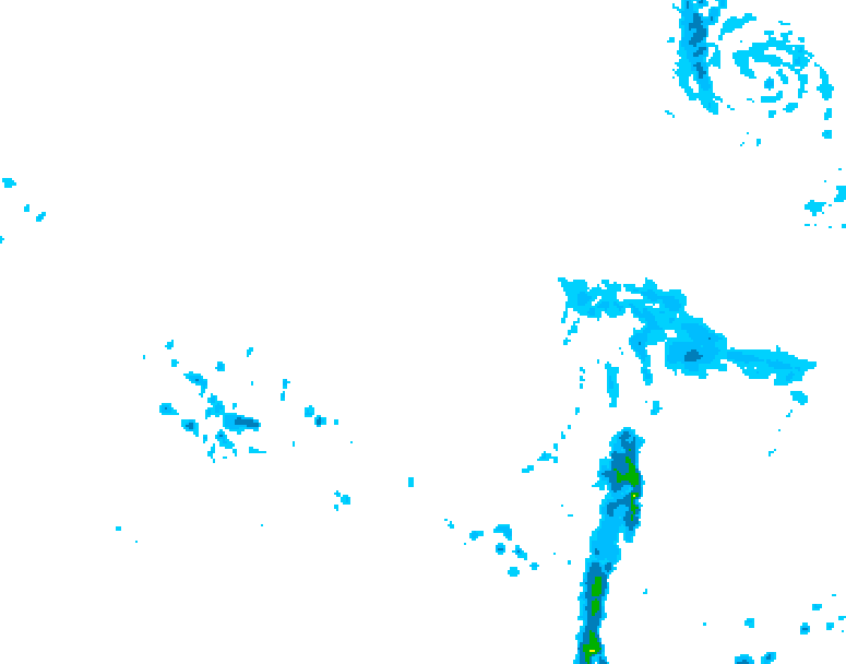 GDPS precipitation 216 hour forecast chart for Canada based on 2026/03/29 0000Z data