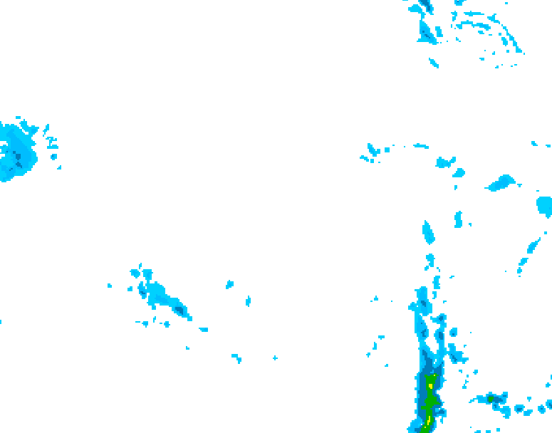GDPS precipitation 228 hour forecast chart for Canada based on 2026/03/29 0000Z data
