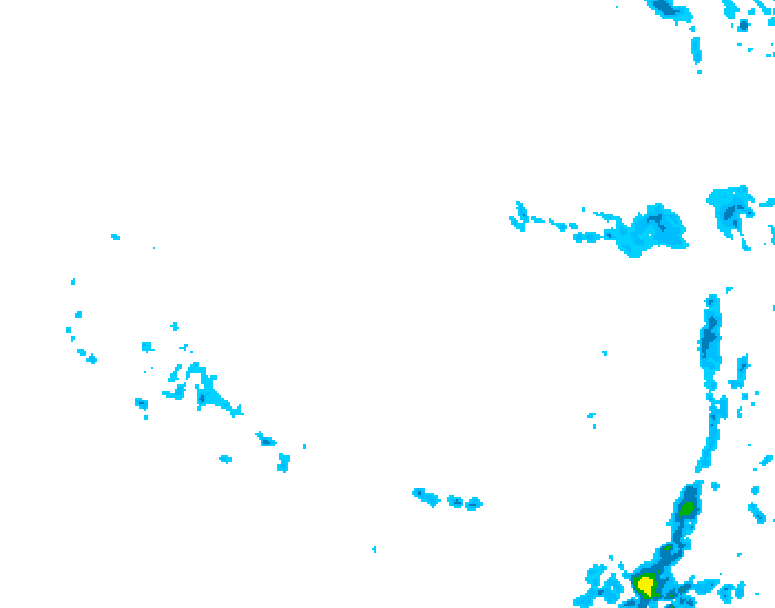 GDPS precipitation 216 hour forecast chart for Canada based on 2026/03/29 1200Z data