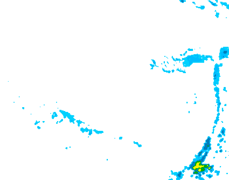 GDPS precipitation 222 hour forecast chart for Canada based on 2026/03/29 1200Z data