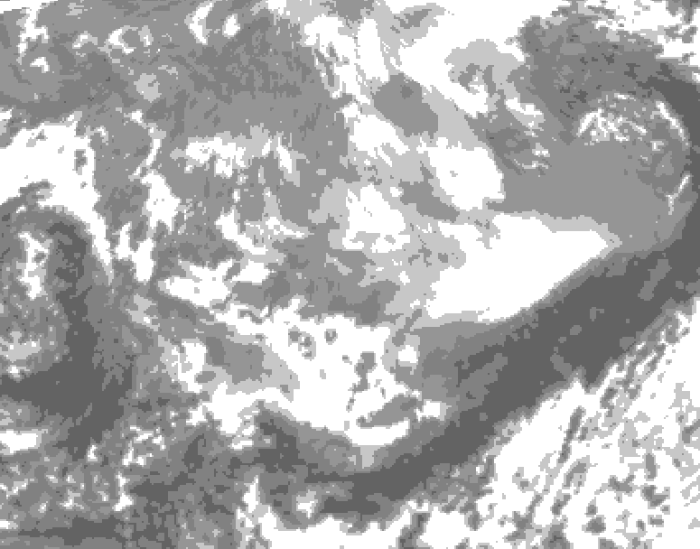 GDPS total cloud 084 hour forecast chart for Canada based on 2026/03/29 0000Z data