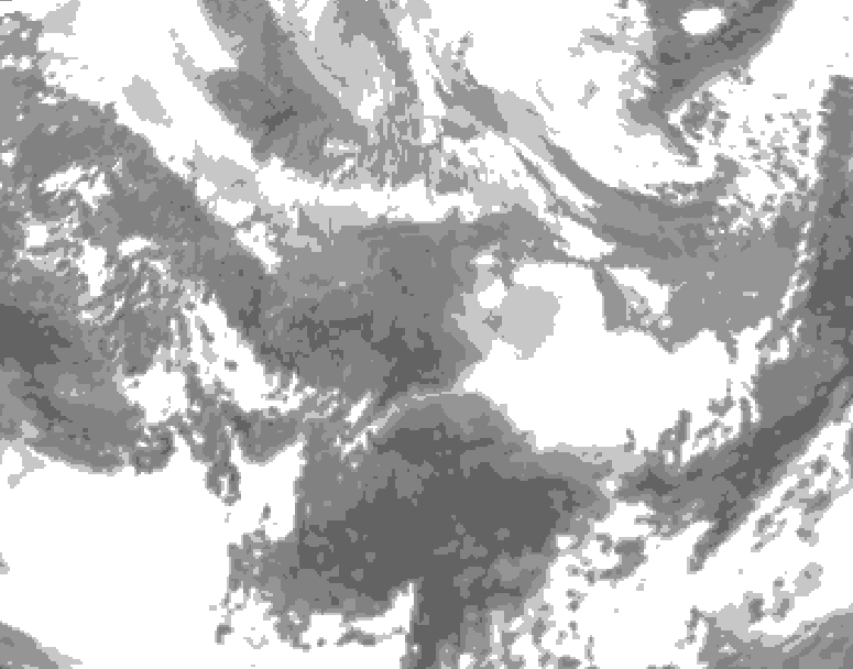 GDPS total cloud 168 hour forecast chart for Canada based on 2026/03/29 0000Z data