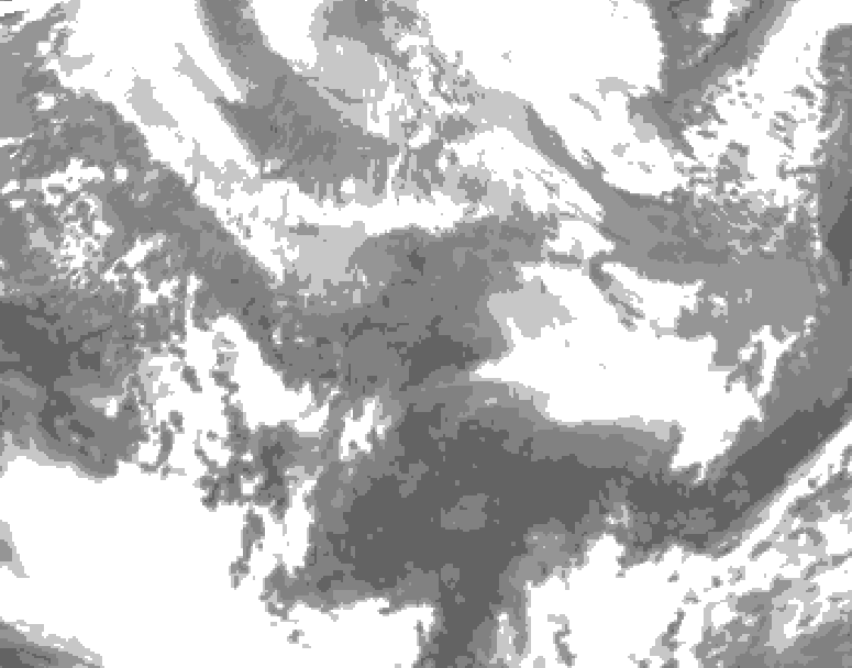 GDPS total cloud 174 hour forecast chart for Canada based on 2026/03/29 0000Z data
