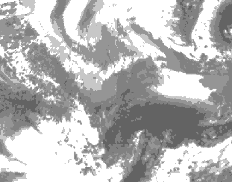 GDPS total cloud 192 hour forecast chart for Canada based on 2026/03/29 0000Z data