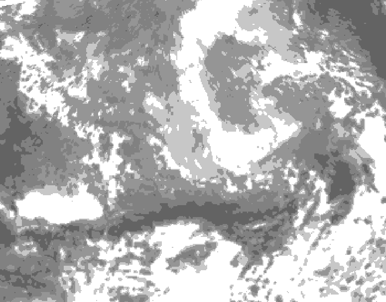 GDPS total cloud 036 hour forecast chart for Canada based on 2026/03/29 1200Z data
