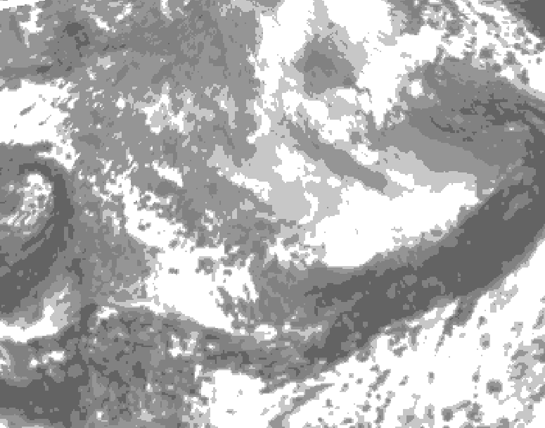 GDPS total cloud 060 hour forecast chart for Canada based on 2026/03/29 1200Z data