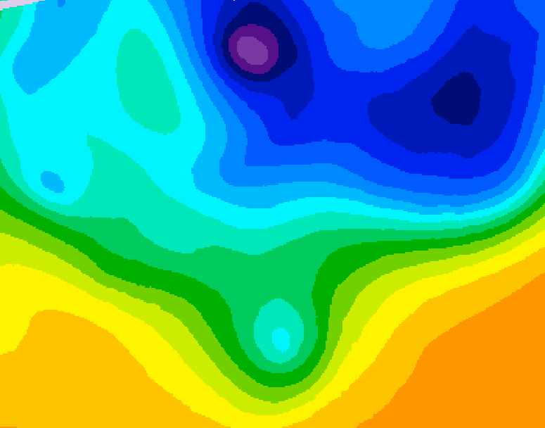 GDPS 500 millibar geopotential height 144 hour forecast chart for Canada based on 2026/03/30 0000Z data