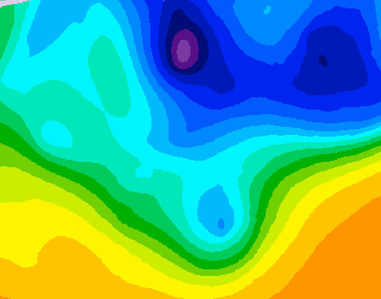 GDPS 500 millibar geopotential height 156 hour forecast chart for Canada based on 2026/03/30 0000Z data