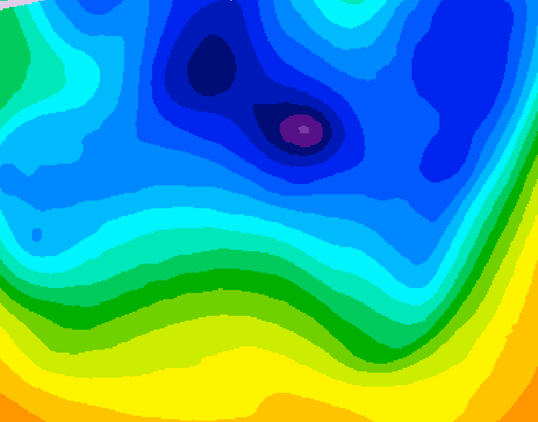 GDPS 500 millibar geopotential height 234 hour forecast chart for Canada based on 2026/03/30 0000Z data