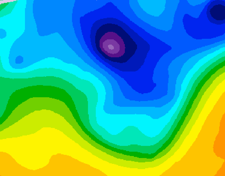 GDPS 500 millibar geopotential height 168 hour forecast chart for Canada based on 2026/03/30 1200Z data