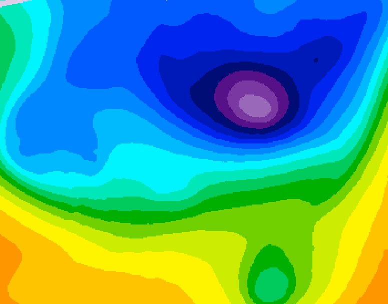 GDPS 500 millibar geopotential height 234 hour forecast chart for Canada based on 2026/03/30 1200Z data