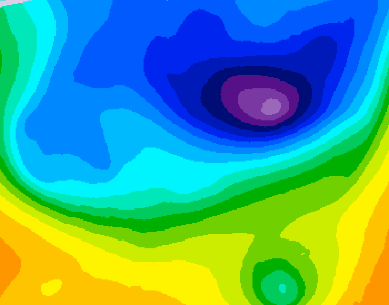 GDPS 500 millibar geopotential height 240 hour forecast chart for Canada based on 2026/03/30 1200Z data