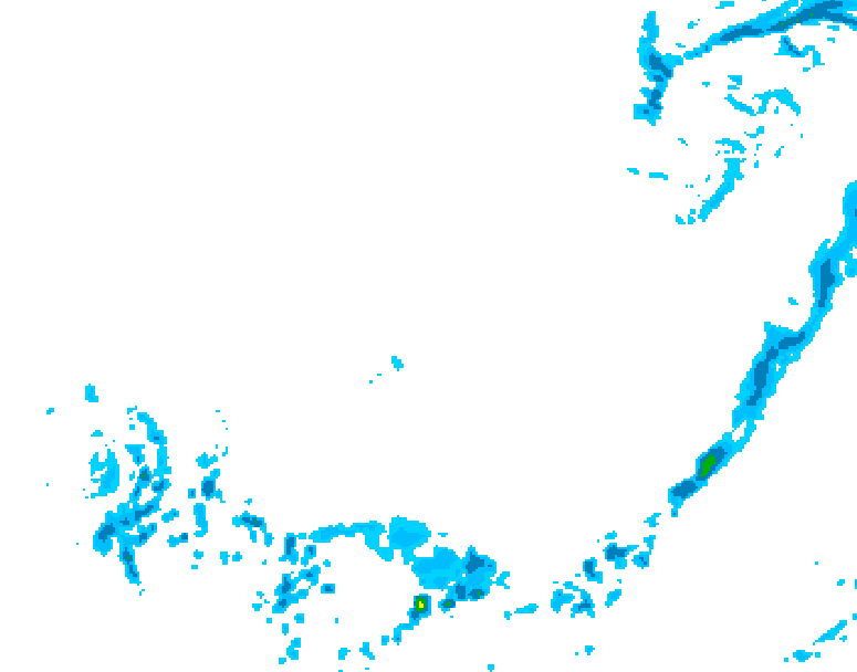 GDPS precipitation 072 hour forecast chart for Canada based on 2026/03/30 0000Z data