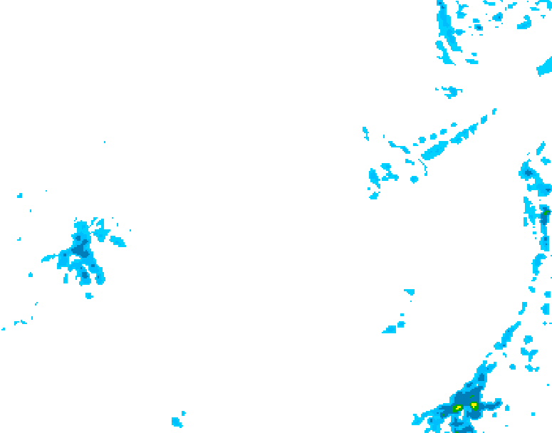 GDPS precipitation 210 hour forecast chart for Canada based on 2026/03/30 0000Z data