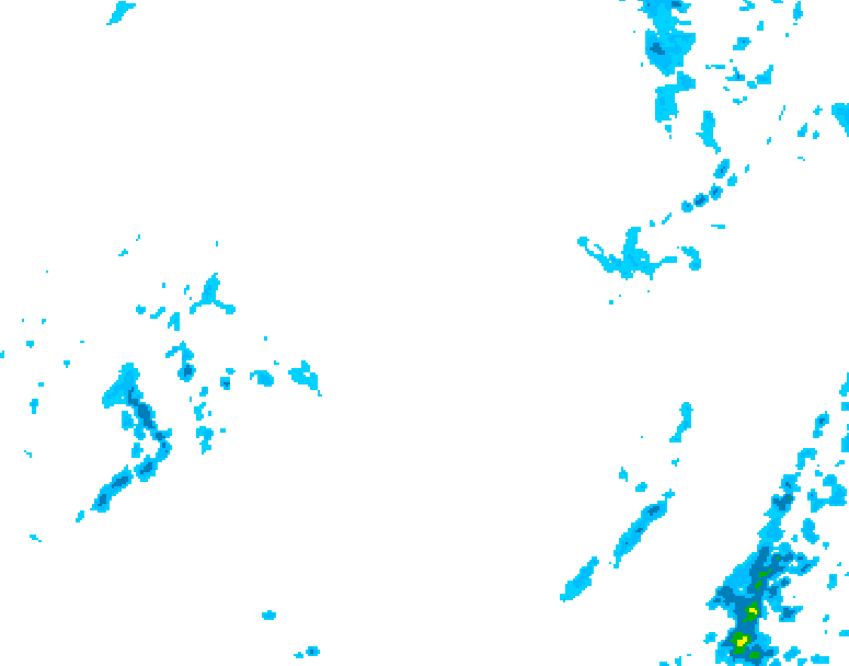 GDPS precipitation 222 hour forecast chart for Canada based on 2026/03/30 0000Z data