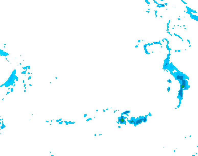 GDPS precipitation 018 hour forecast chart for Canada based on 2026/03/30 1200Z data