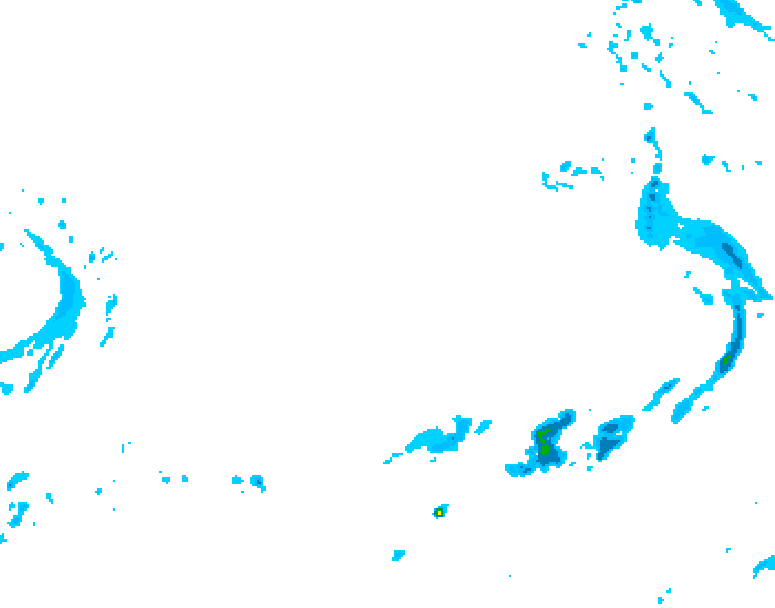 GDPS precipitation 024 hour forecast chart for Canada based on 2026/03/30 1200Z data