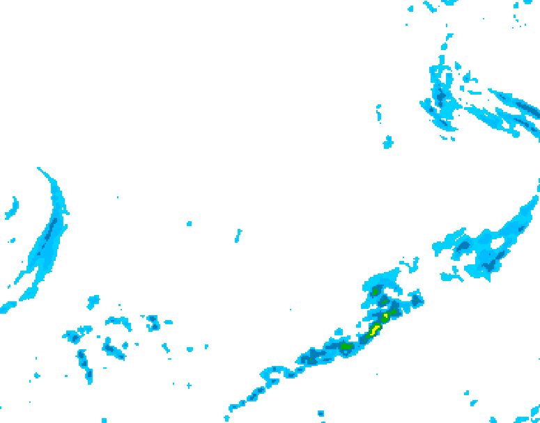 GDPS precipitation 036 hour forecast chart for Canada based on 2026/03/30 1200Z data