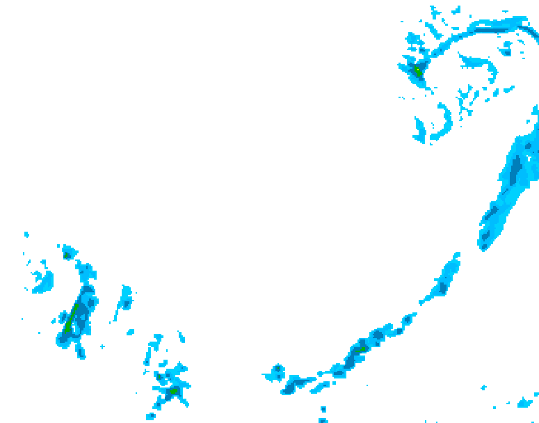 GDPS precipitation 054 hour forecast chart for Canada based on 2026/03/30 1200Z data