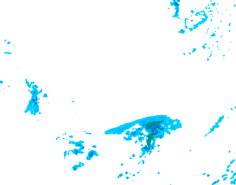 GDPS precipitation 090 hour forecast chart for Canada based on 2026/03/30 1200Z data