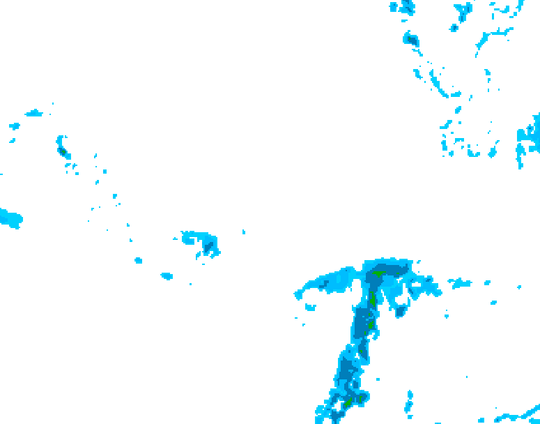 GDPS precipitation 138 hour forecast chart for Canada based on 2026/03/30 1200Z data
