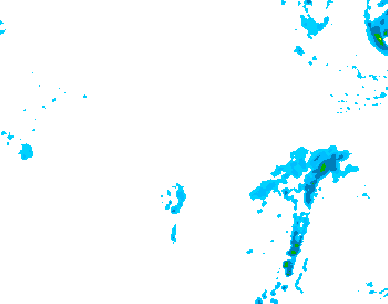 GDPS precipitation 156 hour forecast chart for Canada based on 2026/03/30 1200Z data