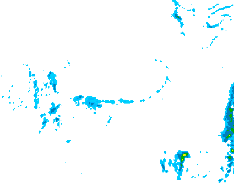 GDPS precipitation 228 hour forecast chart for Canada based on 2026/03/30 1200Z data