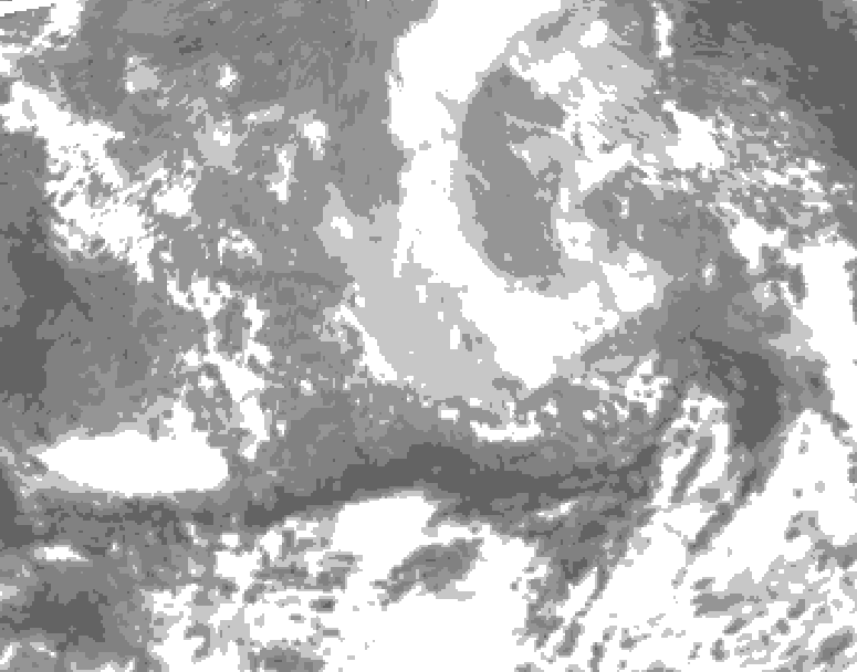 GDPS total cloud 024 hour forecast chart for Canada based on 2026/03/30 0000Z data