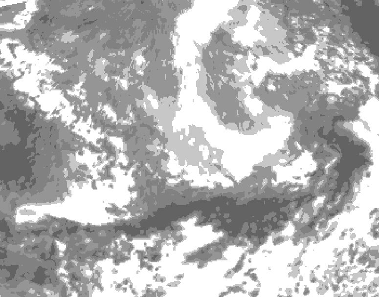 GDPS total cloud 030 hour forecast chart for Canada based on 2026/03/30 0000Z data