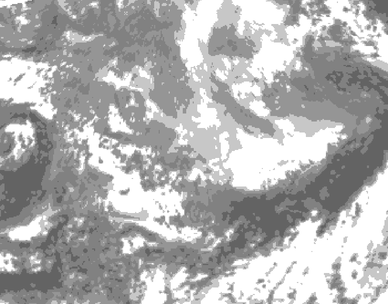 GDPS total cloud 048 hour forecast chart for Canada based on 2026/03/30 0000Z data