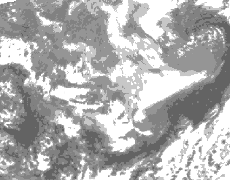 GDPS total cloud 060 hour forecast chart for Canada based on 2026/03/30 0000Z data