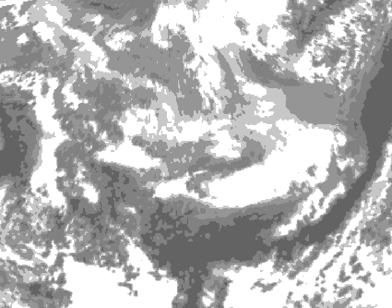 GDPS total cloud 084 hour forecast chart for Canada based on 2026/03/30 0000Z data