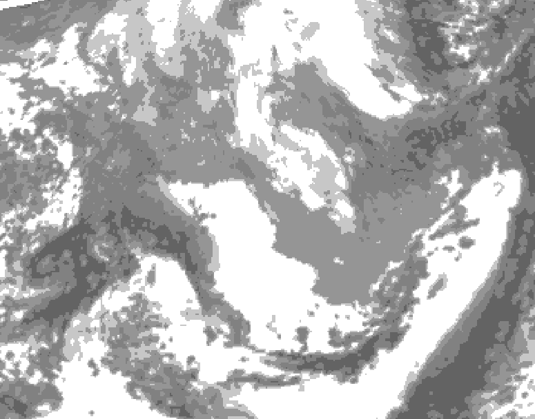 GDPS total cloud 216 hour forecast chart for Canada based on 2026/03/30 0000Z data