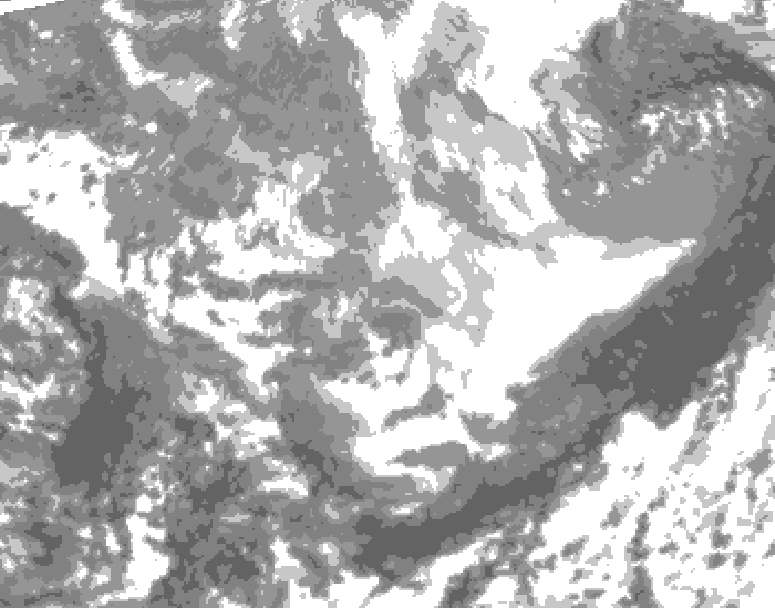GDPS total cloud 048 hour forecast chart for Canada based on 2026/03/30 1200Z data