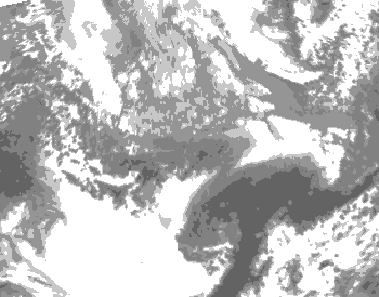 GDPS total cloud 138 hour forecast chart for Canada based on 2026/03/30 1200Z data