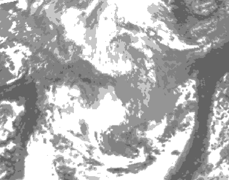 GDPS total cloud 186 hour forecast chart for Canada based on 2026/03/30 1200Z data
