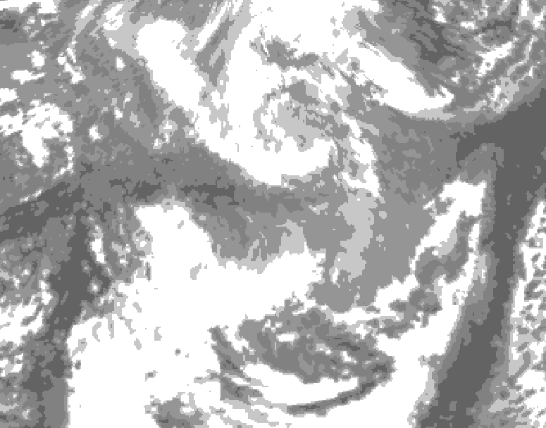 GDPS total cloud 192 hour forecast chart for Canada based on 2026/03/30 1200Z data