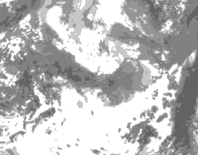 GDPS total cloud 210 hour forecast chart for Canada based on 2026/03/30 1200Z data