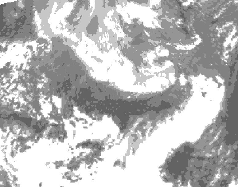 GDPS total cloud 234 hour forecast chart for Canada based on 2026/03/30 1200Z data