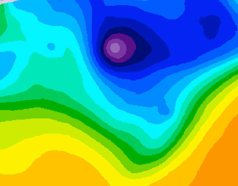 GDPS 500 millibar geopotential height 144 hour forecast chart for Canada based on 2026/03/31 0000Z data